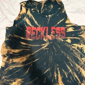 Cali team reckless 2019 bleach dye tank